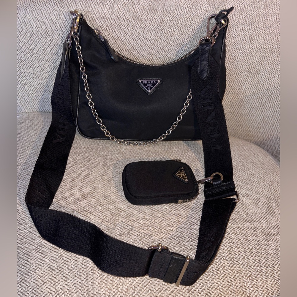 Prada Re-Edition 2005 Black Nylon Bag